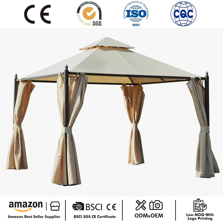 Gazebo Teras Logam 10' x 10'