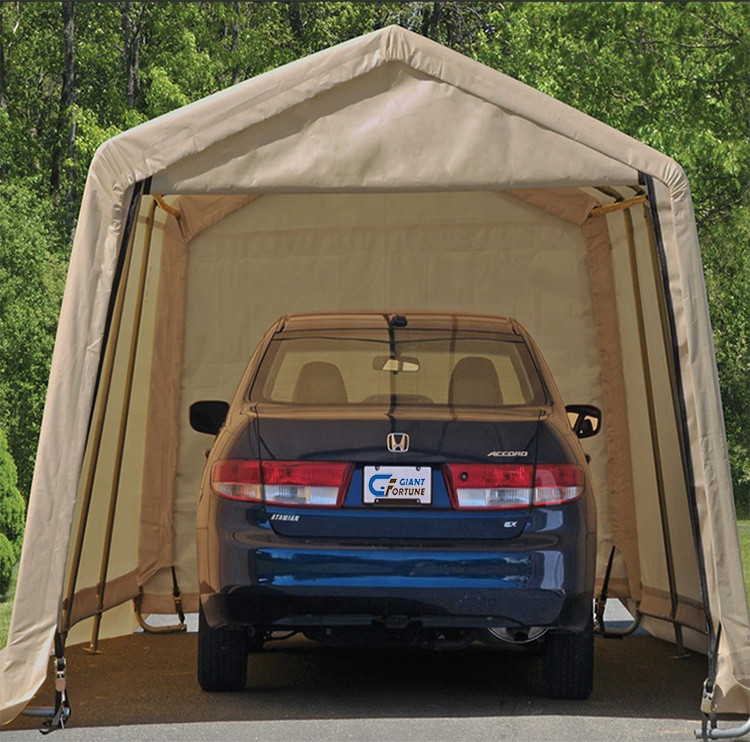 Tenda Shelter Carport 10 x 20 x 8 kaki