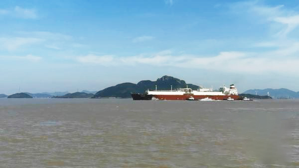 Ningbo telah menerima 50,9 miliar meter persegi gas alam dengan kedatangan kapal LNG ke-500