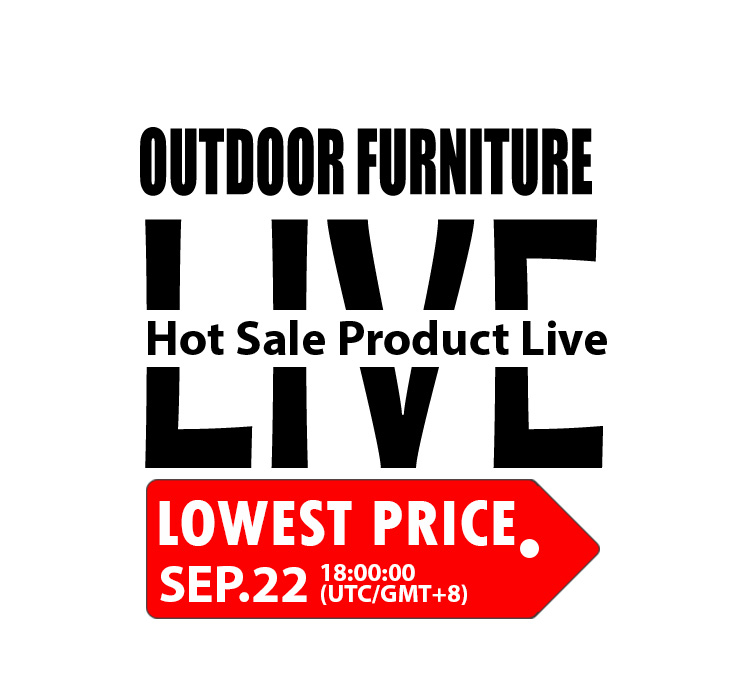 Live ketiga dari penjualan furnitur luar ruang bulan September