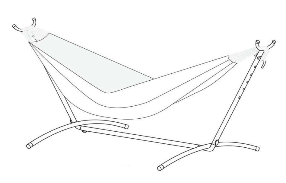 Panduan Instalasi Portable Metal Hammock Stand