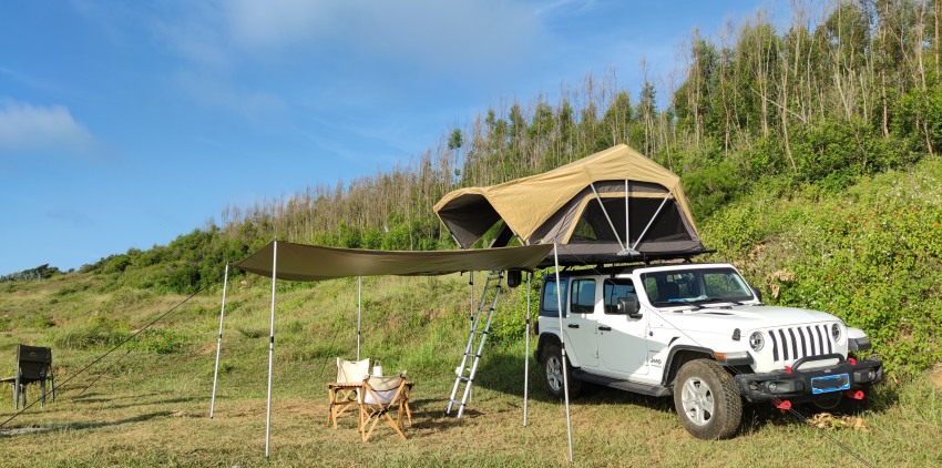 Apakah tenda atap mobil praktis?