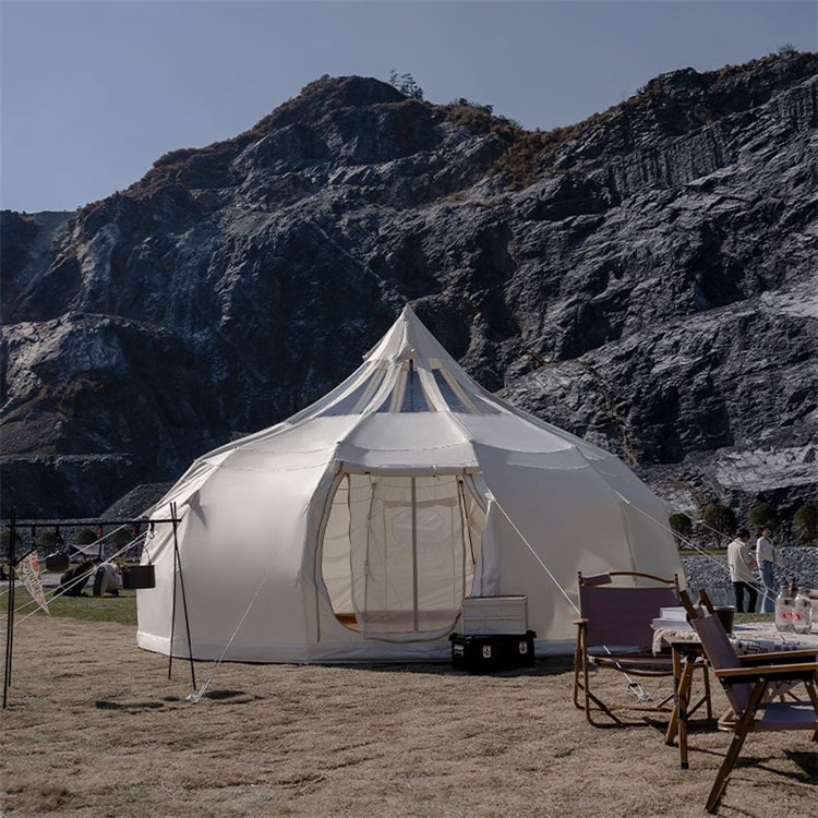 Apa Keuntungan Tenda Lonceng Kanvas Luar Ruangan YMOUTDOOR Untuk Bisnis Glamping?
