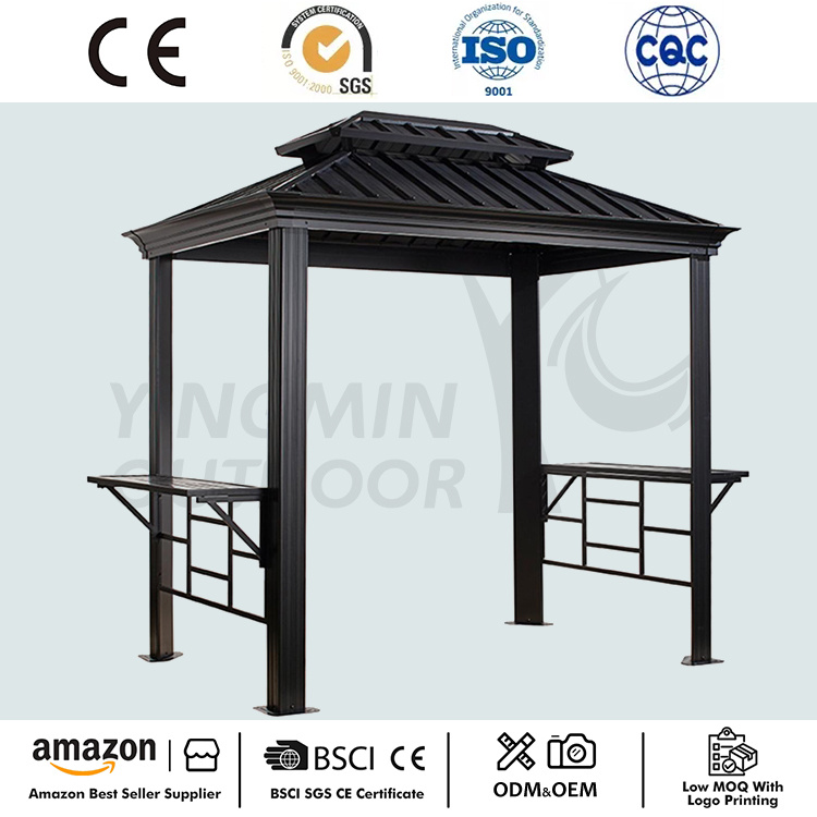 Gazebo panggangan barbekyu luar ruangan