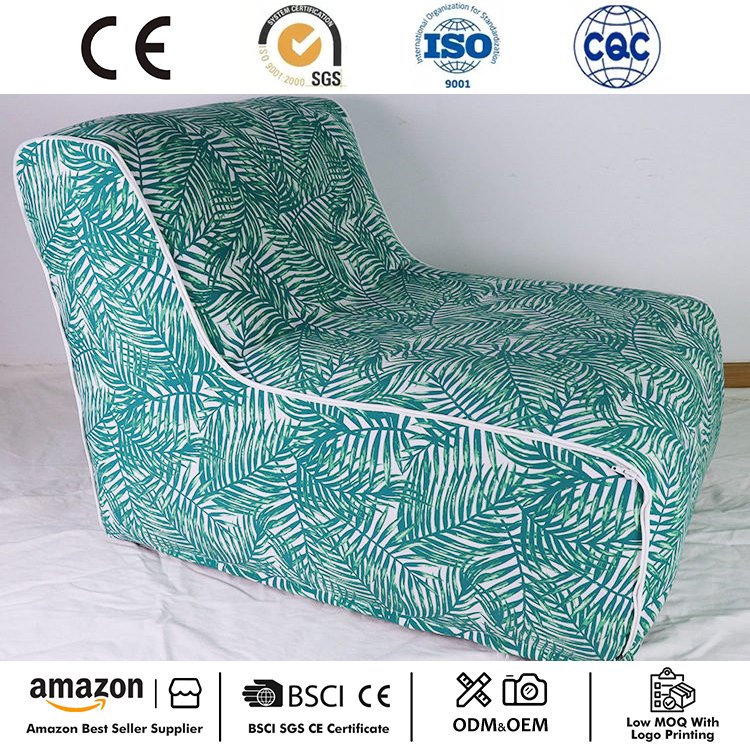 Sofa Lounger Kantong Udara Tiup Luar Ruangan
