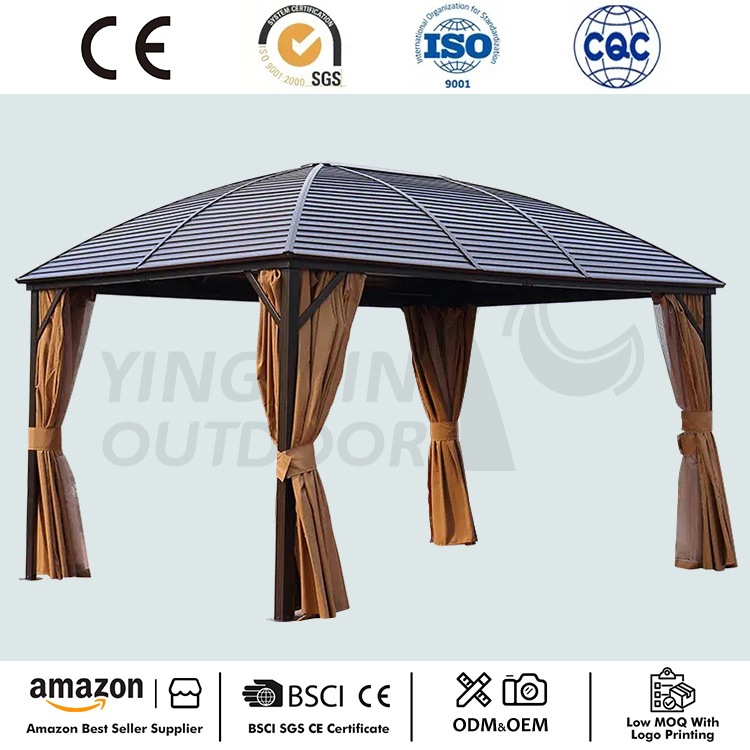 Gazebo taman paviliun luar ruangan