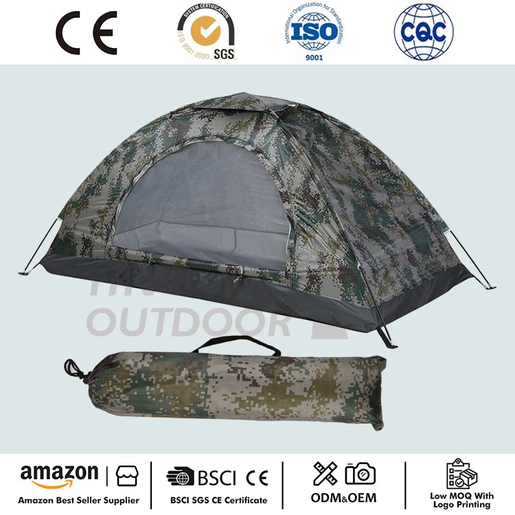 Tenda Berkemah Single Layer Luar Ruangan