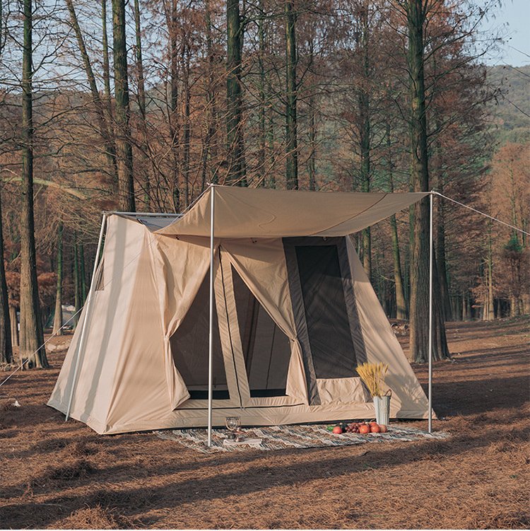 Tenda kanvas kapas kedap air luar ruangan