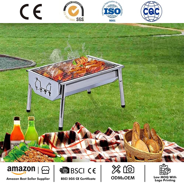 Panggangan BBQ Portabel Panggangan Berkemah Kecil