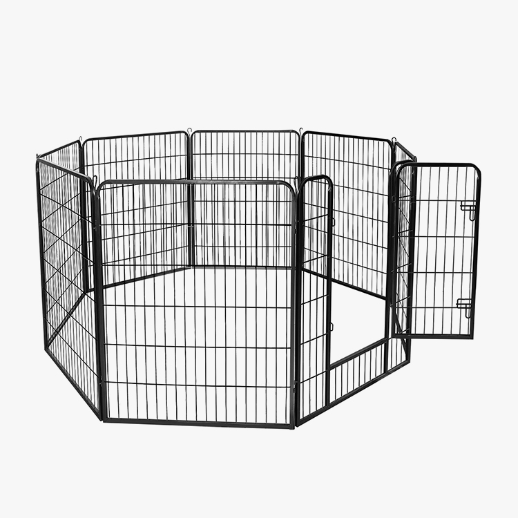 8 Panel Metal Barrier Kennel Fence
