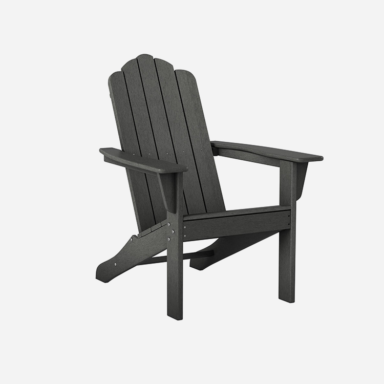 Kursi Outdoor Grey Poly Patio Adirondack
